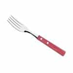 BY ORDER STEAK FORK WOOD HANDLE 21CM DI SOLLEWOOD CHERRY INOX 1PC GTSA