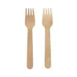 WOODEN DISPOSABLE FORK 1X100 UNIQUE