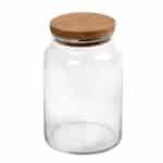 GLASS JAR WITH WOODEN LID 1.4L ESPIEL