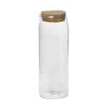 GLASS BOROSILICATE BOTTLE WITH CORK LID 1L ESPIEL
