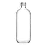 ICONIC GLASS BOTTLE WITH METAL LID 1.1L ESPIEL
