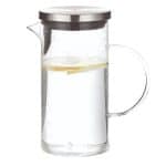 BUFFET BEVERAGE JUG  BOROSILICATE INOX LID 1L GTSA