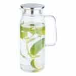 BUFFET BEVERAGE JUG BOROSILICATE INOX LID 1.5L GTSA