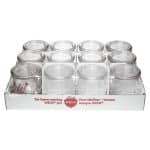 DIP MINI GLASS WITHOUT LID 6X5.5CM 8CL SET 12PCS PADERNO