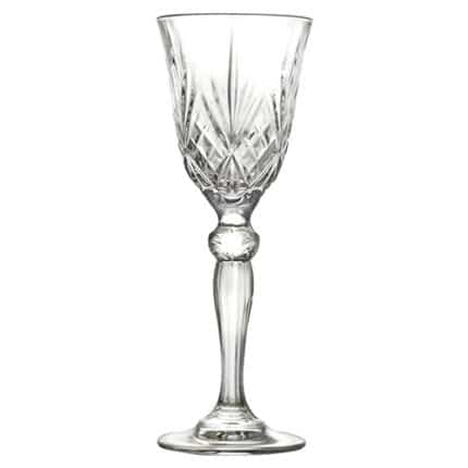 MELODIA CRYSTAL GLASS 5CL LIQUEUR GOBLET RCR ITALY