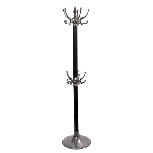HOT-ESP-FLA328.jpg COAT HANGER KALOGEROS ALUMINIUM WOOD CLASSIC 40X180CM ESPIEL - Image 1