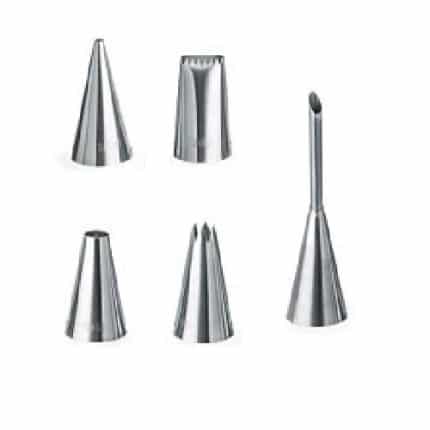 PIPING NOZZLES BOX 5 PCS FOR DECOR INOX GTSA