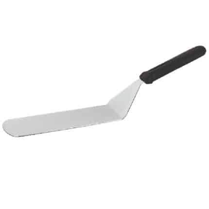 KITCHEN SPATULA TURNER 19X7.5CM INOX LIGHT LINE BLACK GTSA