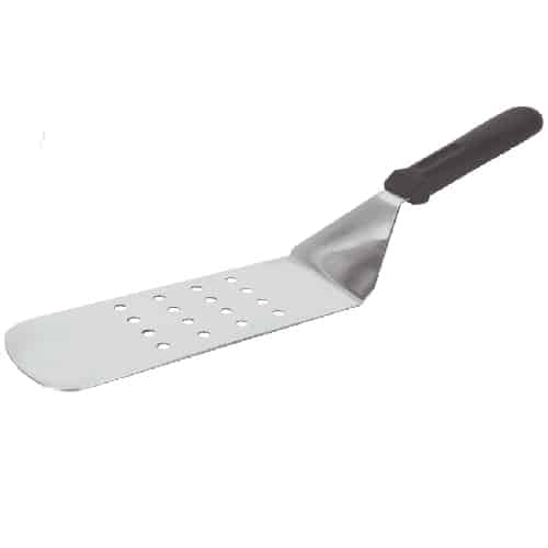 KAK-GTS-39-7586.jpg KITCHEN SPATULA TURNER PERFORATED 19X7.5CM INOX LIGHT LINE BLACK GTSA - Image 1