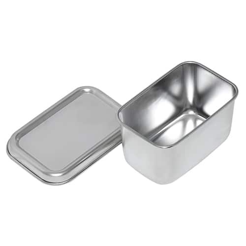KAK-LOU-N4390T.jpg JAPANESE BOX TRAY INOX 10.5X6.8X5.8CM LT FRANCE - Image 1