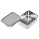 JAPANESE BOX TRAY INOX 16.2X11.1X6.7CM LT FRANCE