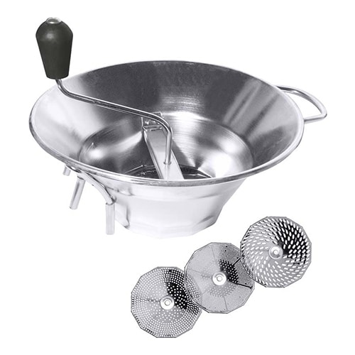KAK-LT-X3-F.jpg KITCHEN TOOLS VEGETABLE SIEVE 3 DISCS S/S 32CM LT FRANCE - Image 1