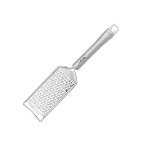 KAK-PAD-48278-20.jpg BY ORDER HAND GRATER ROUND HOLES INOX 18-10 25.5X5.5CM DELUXE PADERNO ITALY - Image 1