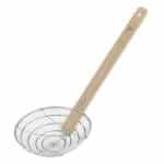 KITCHEN ROUND MESH SKIMMER 3CM INOX