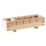 BY ORDER BAMBOO SUSHI MAKI SET WOOD PADERNO