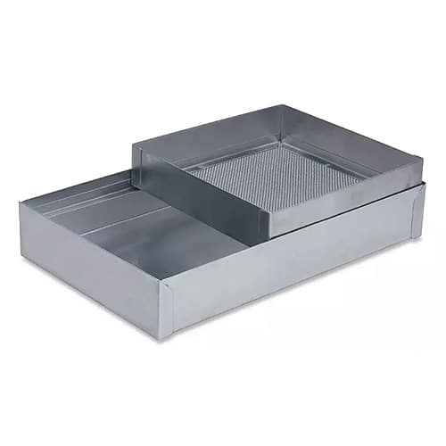 KAK-SUP-3411.jpg BY ORDER - FLOUR SIEVE HEAVY DUTY RECTANGULAR 50X28X10CM INOX SUPREMINOX - Image 1