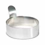 EGG RING 7.6X2.7CM WITH HANDLE INOX SUPREMINOX