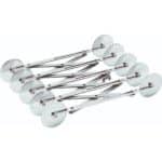 PASTRY INOX CUTTER DOUBLE ENXTENDABLE 5 WHEELS MULTI GTSA