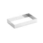 PASTRY RING S/S RECTANGULAR 40X30X4CM MARTELLATO