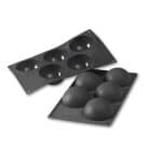 PASTRY SILICONE HALF SPHERES 8X4CM MARTELLATO