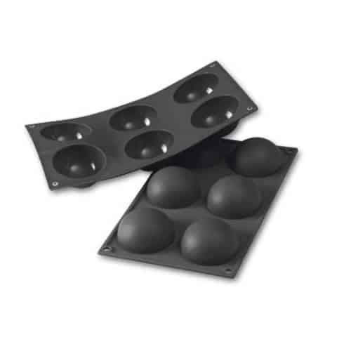 PBP-MAR-30SF002.jpg PASTRY SILICONE HALF SPHERES 7X3.5CM MARTELLATO - Image 1