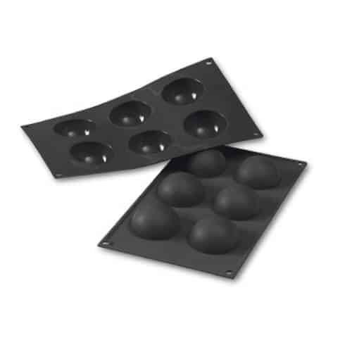 PBP-MAR-30SF003.jpg PASTRY SILICONE HALF SPHERE 6X3CM MARTELLATO - Image 1