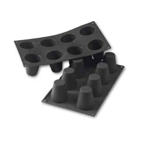 PBP-MAR-30SF021.jpg PASTRY SILICONE BABA 5X6CM MARTELLATO - Image 1