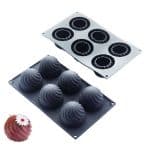 BY ORDER SILICONE MOULD 30X17.5CM SINGLE PORTION 6 X TWIST 6.2X5.5CM 11CL MARTELLATO ITALY