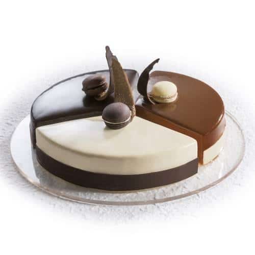 PBP-MAR-32H4X22S.jpg BY ORDER - SEMIFREDDO BAKING TRILOGY DEMI FORM 3PCS 22X4CM MARTELLATO - Image 1