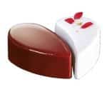 BY ORDER - SEMIFREDDO BAKING HEART FORM 2PCS 19X4CM MARTELLATO