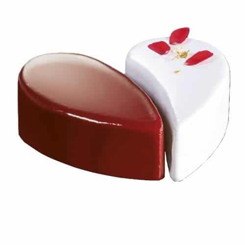 PBP-MAR-35H4X19S.jpg BY ORDER - SEMIFREDDO BAKING HEART FORM 2PCS 19X4CM MARTELLATO - Image 1