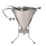 PASTRY FUNNEL PISTOL 1.9L WITH 3NOZZLES AND STAND FULL INOX N3715 MARTELLATO