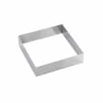 PASTRY RING S/S SQUARE 20X20X5CM MARTELLATO