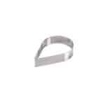 PASTRY RING S/S DROP 20X13X5CM MARTELLATO