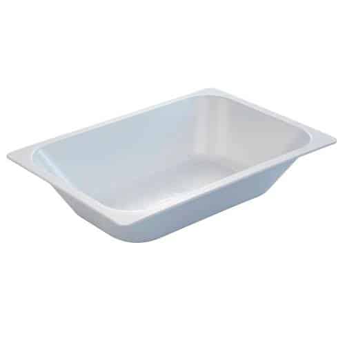 PBP-MAR-AG36258POLB.jpg ICE CREAM BASIN 25X36X8CM 3.6L WHITE MARTELLATO ITALY - Image 1