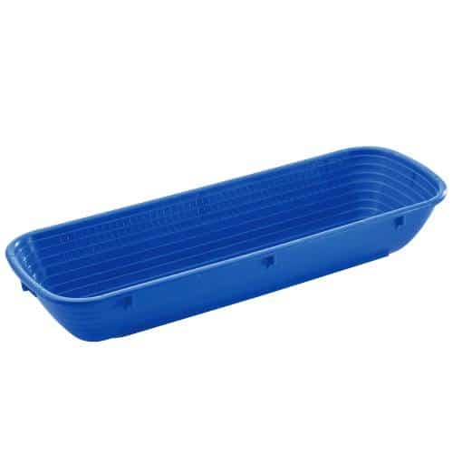 PBP-MAR-BASKET106.jpg PASTRY BREAD LEAVENING BASKET FORM 35X13CM 1KG PLASTIC MARTELLATO - Image 1