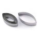 PASTRY CUTTERS OVAL 7PCS SET MARTELLATO ITALY