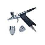 AIRBRUSH DOUBLE ACTION NOZZLE THREE CAPS 2/5/13CL 0.3MM MARTELLATO