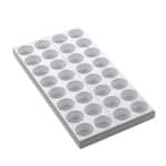 BY ORDER - MIGNON A 2 MOULDS 20X40CM SHAPE CIRCLE 2.5X2.5CM 32PCS MARTELLATO