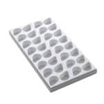 BY ORDER - MIGNON A 2 MOULDS 20X40CM SHAPE DROP 2.5X2.5CM 32PCS MARTELLATO