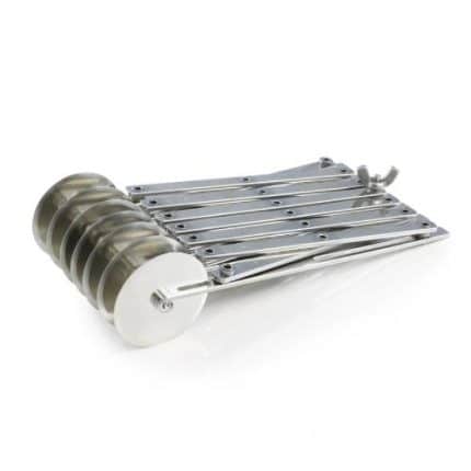 PASTRY INOX CUTTER SINGLE ENXTENDABLE 7 WHEELS MULTI MARTELLATO