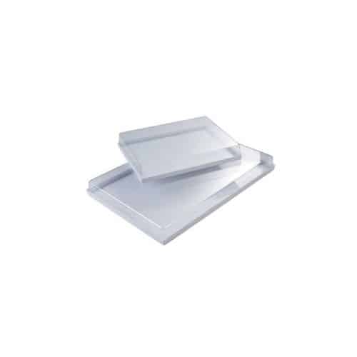 PBP-MAR-VASSOIOCMO.jpg PASTRY PLASTIC TRAY 59.8X39.6X2CM MARTELLATO ITALY - Image 1