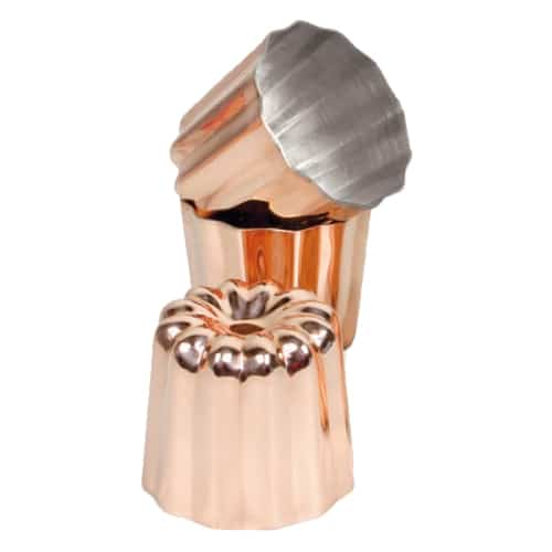 PBP-PAD-15415-03.jpg BY ORDER BORDELAIS MOULDS COPPER 5.5X5CM 3PCS SET PADERNO ITALY - Image 1