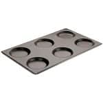 BY ORDER BAKING TRAY 1/1 53X32.5CM NON STICK 6 POSITIONS 12.5CM PADERNO ITALY