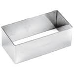 PASTRY RECTANGULAR CUTTERS INOX 6PCS 5X3.5X3CM SET PADERNO