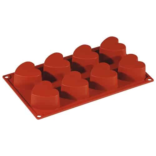PBP-PAD-47742-25.jpg SILICONE PLATINUM MOLD 17.5X30CM HEART PADERNO ITALY - Image 1