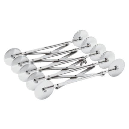 PASTRY INOX CUTTER DOUBLE ENXTENDABLE 5 WHEELS MULTI PADERNO