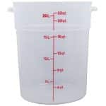 CAM-ROUND STORAGE PP 37.8X38.1CM 20LT CAMBRO