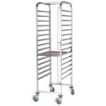 TROLLEY FOR GASTRONOM CONTAINERS 60X40X170CM 15 TRAYS GTSA