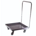 DISHWASHER PLASTIC TROLLEY FOR RACKS W/H S/S HANDLE GTSA